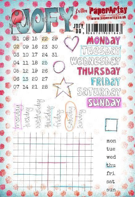 PAPER ARTSY JOFY STAMP SET 88 - JOFY88