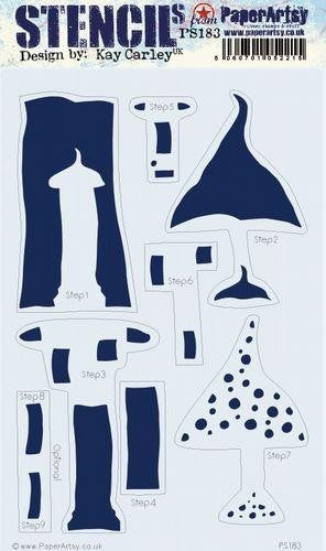 PAPER ARTSY STENCIL BY KAY CARLEY 183 - PS183
