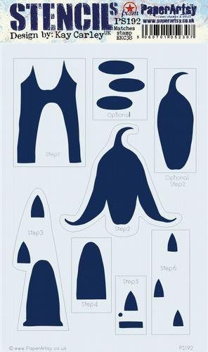 PAPER ARTSY STENCIL BY KAY CARLEY 192 - PS192