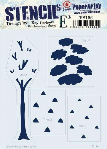 PAPER ARTSY STENCIL BY KAY CARLEY 196 - PS196