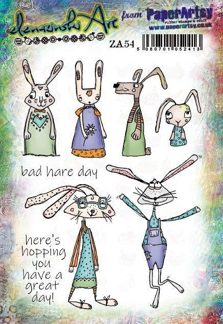 PAPER ARTSY ZINSKI ART SET STAMP SET 54 - ZA54