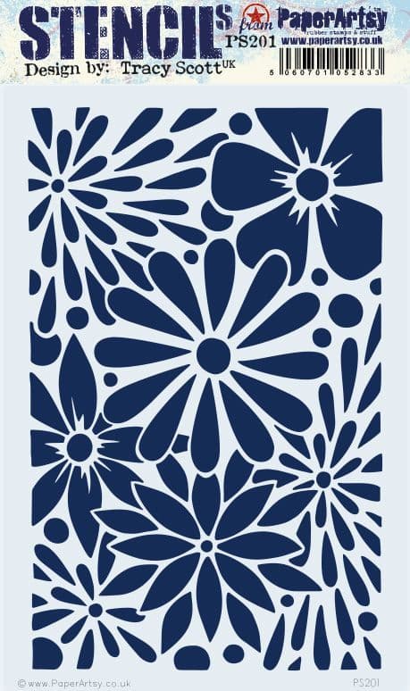 PAPER ARTSY STENCIL BY TRACY SCOTT 201 - PS201