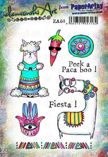 PAPER ARTSY ZINSKI ART SET STAMP SET 60 - ZA60