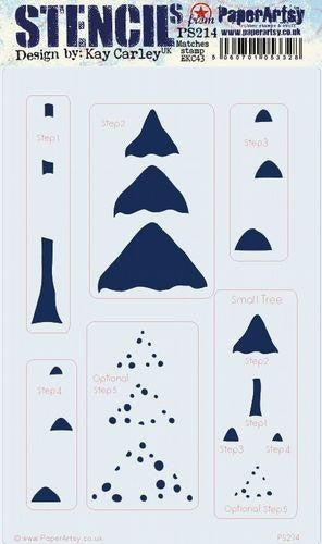 PAPER ARTSY STENCIL BY KAY CARLEY PS214 - PS214