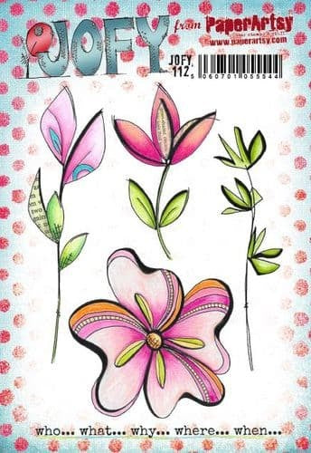 PAPER ARTSY JOFY STAMP SET 112 - JOFY112
