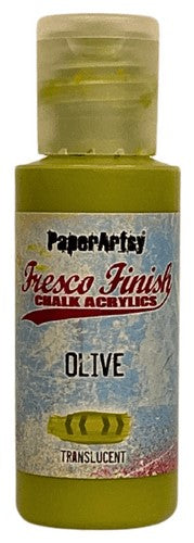 PAPER ARTSY FRESCO CHALK ACRYLICS OLIVE - FF228