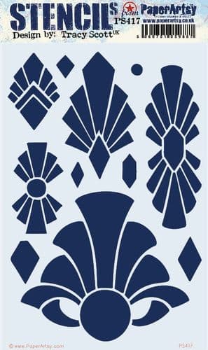 PAPER ARTSY STENCIL BY TRACY SCOTT 417 - PS417