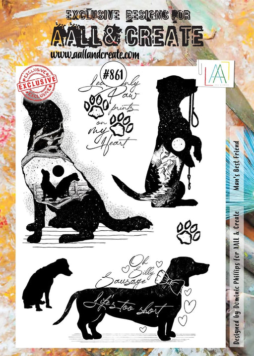 AALL & CREATE A4 CLEAR STAMP #861 - #861