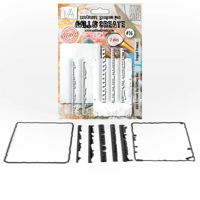 AALL & CREATE DIE FRAYED FRAMES  #26 - #26
