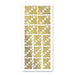 SELF ADHESIVE STICKERS CURL CORNERS GOLD -XL768U-01