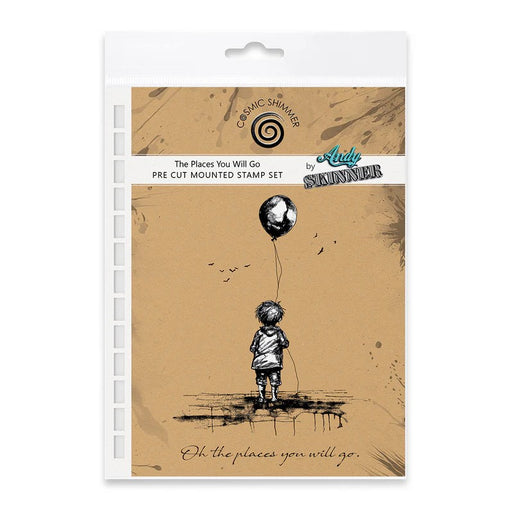 THE PLACES YOU WILL GO PRE CUT RUBBER STAMP SET BY ANDY SKINNER - 07-0058-AS