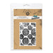 DISTRESSED MANDALA PRE CUT RUBBER STAMP BY ANDY SKINNER - 07-0028-AS