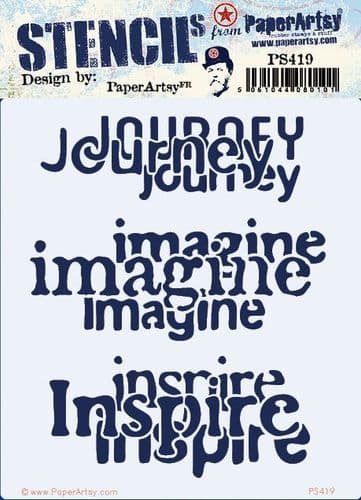 PAPER ARTSY STENCIL BY PAPER ARTSY 419 - PS419