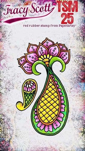 PAPER ARTSY TRACY SCOTT MINI STAMP 25 - TSM25