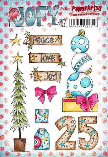 PAPER ARTSY JOFY STAMP SET 142 JOFY142