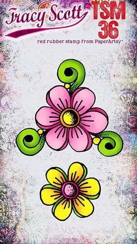 PAPER ARTSY TRACY SCOTT MINI STAMP 36- TSM36
