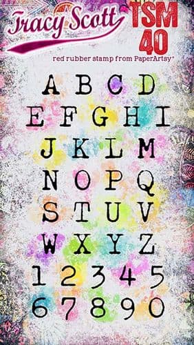 PAPER ARTSY TRACY SCOTT MINI STAMP 40- TSM40