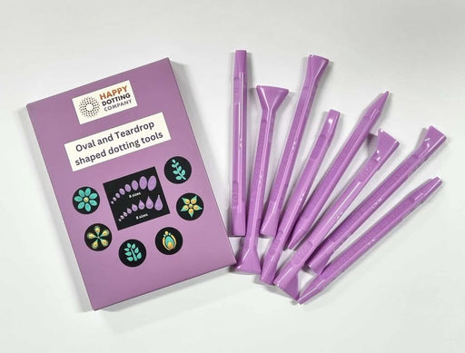 HAPPY DOTTING OVAL AND TEARDROP SHAPED DOTTING TOOL 