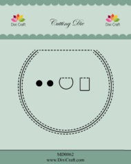 DIXICRAFT DIE PEEK A BOO CIRCLE - MD0062