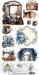 ART ALCHEMY 6x12 - In Frosty Colors - Fussy Cutting Set 12 sheets, 6 designs, - AA-IFC-11