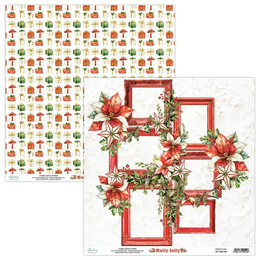 MINTAY BY KAROLA 12 X 12 PAPER  HOLLY JOLLY 04 - MT-HOL-04