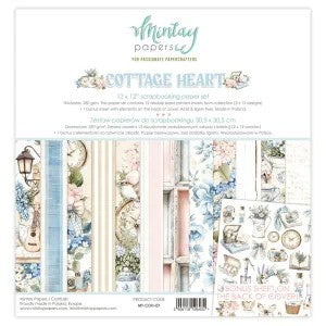 MINTAY BY KAROLA 12 X 12 PAPER PAD COTTAGE HEART 07 - MT-COH-07