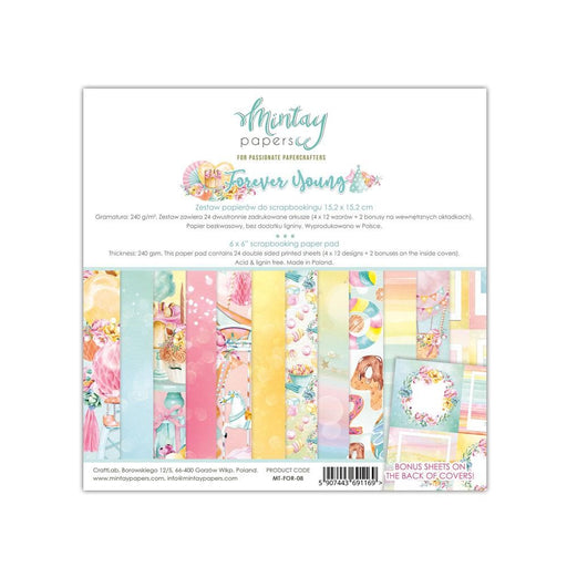 MINTAY BY KAROLA 6X6 PAPER PAD FOREVER YOUNG - MT-FOR-08