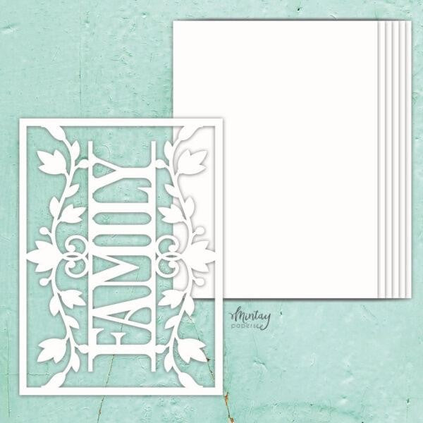 MINTAY BY KAROLA CHIPBOARD ALBUM BASE FAMILY 7 PCS - MT-CHIP3-A8