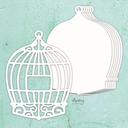 MINTAY BY KAROLA CHIPBOARD ALBUM BASE BIRDCAGE 7 PCS - MT-CHIP3-A12
