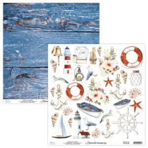 MINTAY BY KAROLA 12 X 12 PAPER SEASIDE ESCAPE 09 - MT-SEA-09