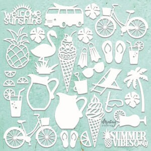 MINTAY BY KAROLA CHIPBOARD 12 X 12 SUMMER SET - MT-CHIP2-29