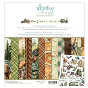 MINTAY BY KAROLA 12 X 12 PAPER PAD THE GREAT OUTDOORS - MT-TGO-07