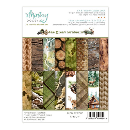 MINTAY BY KAROLA 6 X 8 PAPER PAD THE GREAT OUTDOORS - MT-TGO-11