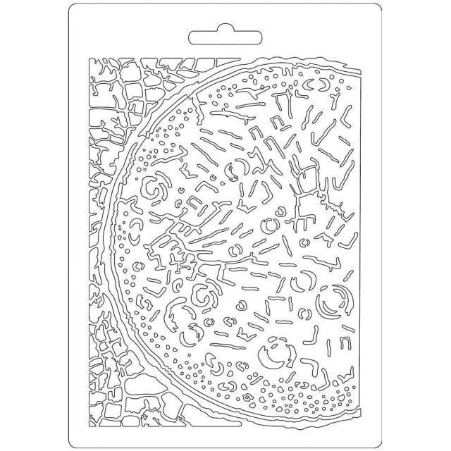 STAMPERIA SOFT MOULDS A5 COSMOS MOON - K3PTA518