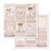 STAMPERIA 12X12 PAPER DOUBLE FACE LITTLE GIRL FRAMES - SBB679