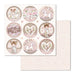 STAMPERIA 12X12 PAPER DOUBLE FACE LITTLE GIRL ROUND - SBB681