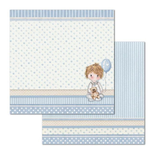 STAMPERIA 12X12 PAPER DOUBLE FACE LITTLE BOY BALOON - SBB684