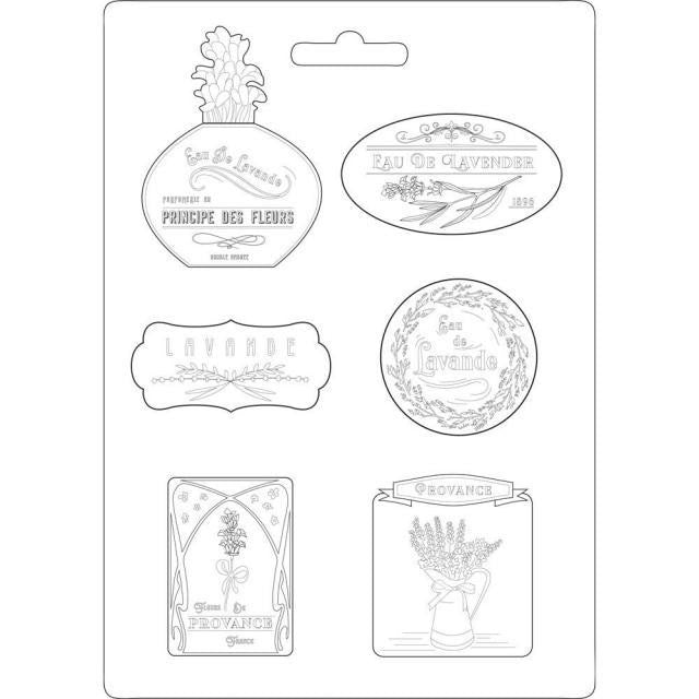 STAMPERIA SOFT MOULDS A4 LAVENDER - K3PTA467