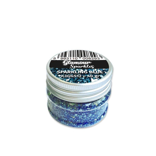 STAMPERIA GLAMOUR SPARKLES 40GM SPARKLING BLUE - K3GGS12