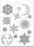 STAMPERIA SOFT MOULDS A4 SNOWFLAKES - K3PTA473