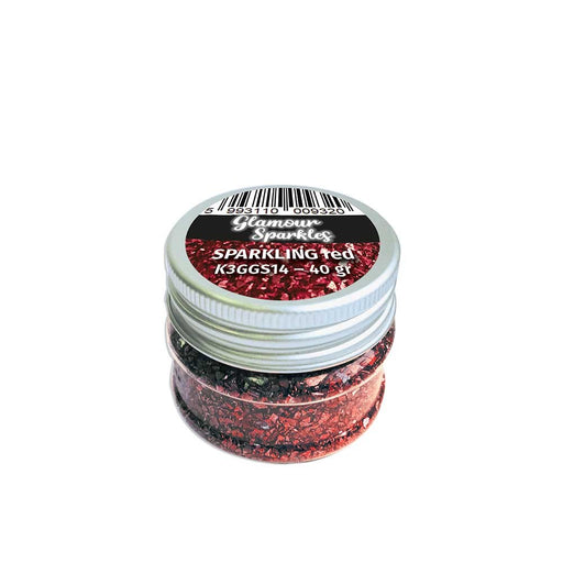 STAMPERIA GLAMOUR SPARKLES 40GM SPARKLING RED - K3GGS14