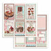 STAMPERIA 12X12 PAPER CHOCOLATE CARDS - SBB738