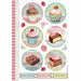 STAMPERIA A4 RICE PAPER ROUND MINI CAKE - DFSA4503