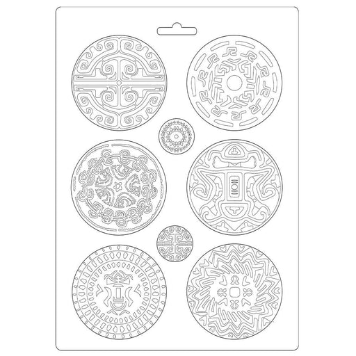 STAMPERIA SOFT MOULDS A4 AMAZONIA TRIBALS - K3PTA490
