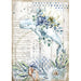 STAMPERIA A4 RICE PAPER ROMANTIC SEA DREAM WHALE - DFSA4559