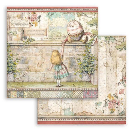 STAMPERIA 12X12 PAPER HUMPTY DUMPTY - SBB820