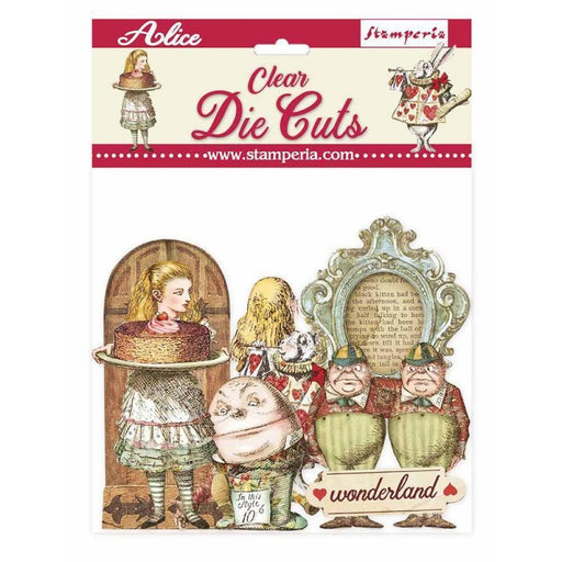 STAMPERIA DIE CUTS CLEAR ALICE THROUGH THE LOOKING GLASS - DFLDCP11