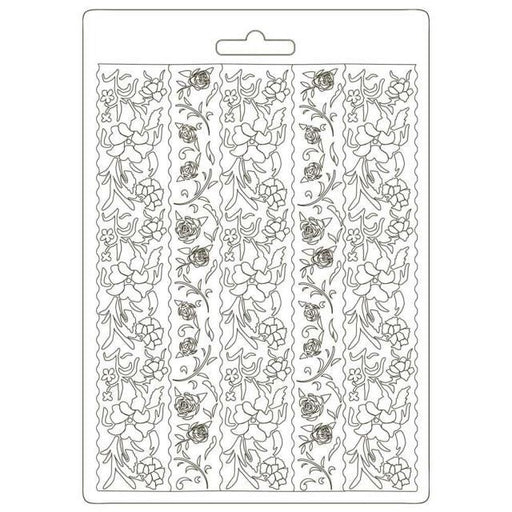STAMPERIA SOFT MOULDS A5 ALICE BORDERS - K3PTA588