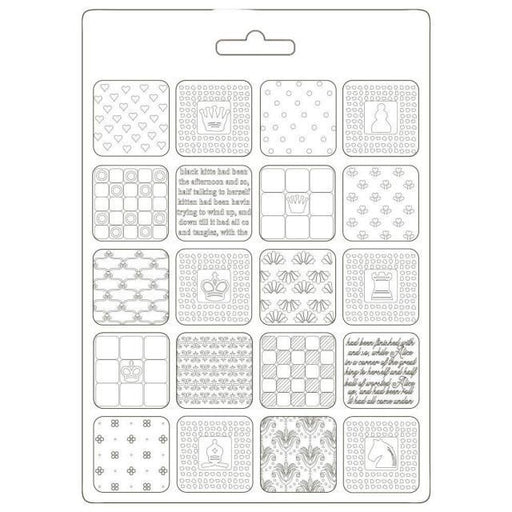 STAMPERIA SOFT MOULDS A5 ALICE PATCHWORK - K3PTA589