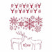 STAMPERIA STENCIL 21CM X 29CM WINTER TALES LOVE - KSG478